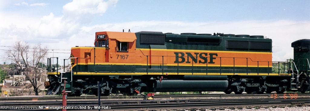 BNSF SD40-2 7167